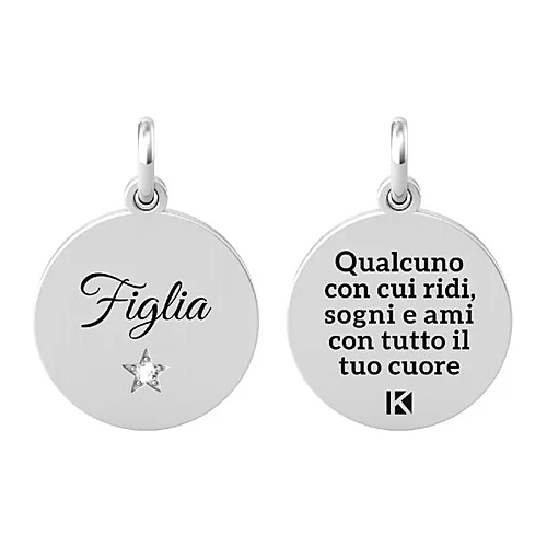 Charm Kidult Family figlia tondo 15mm