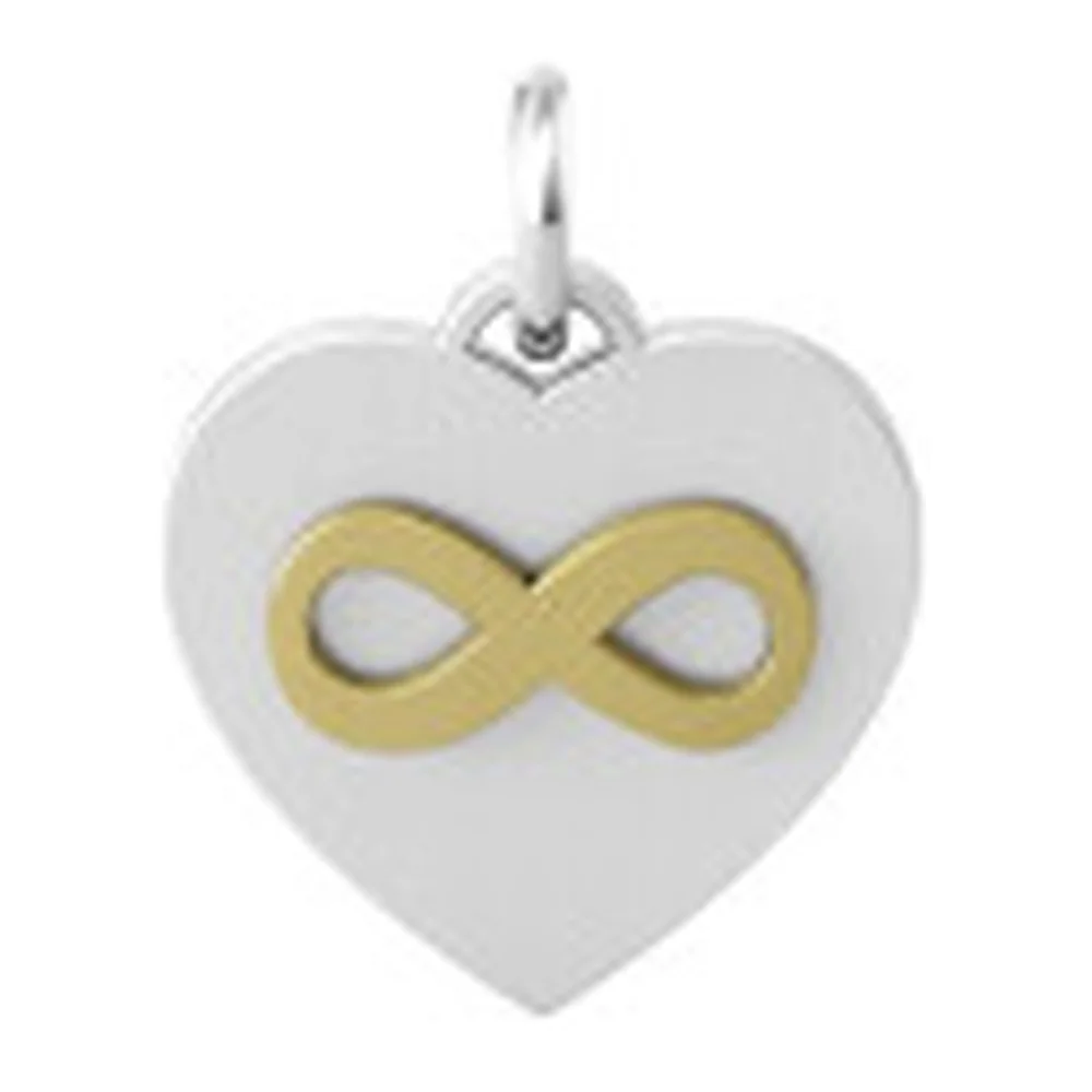Charm Kidult Symbols infinito cuore 15mm