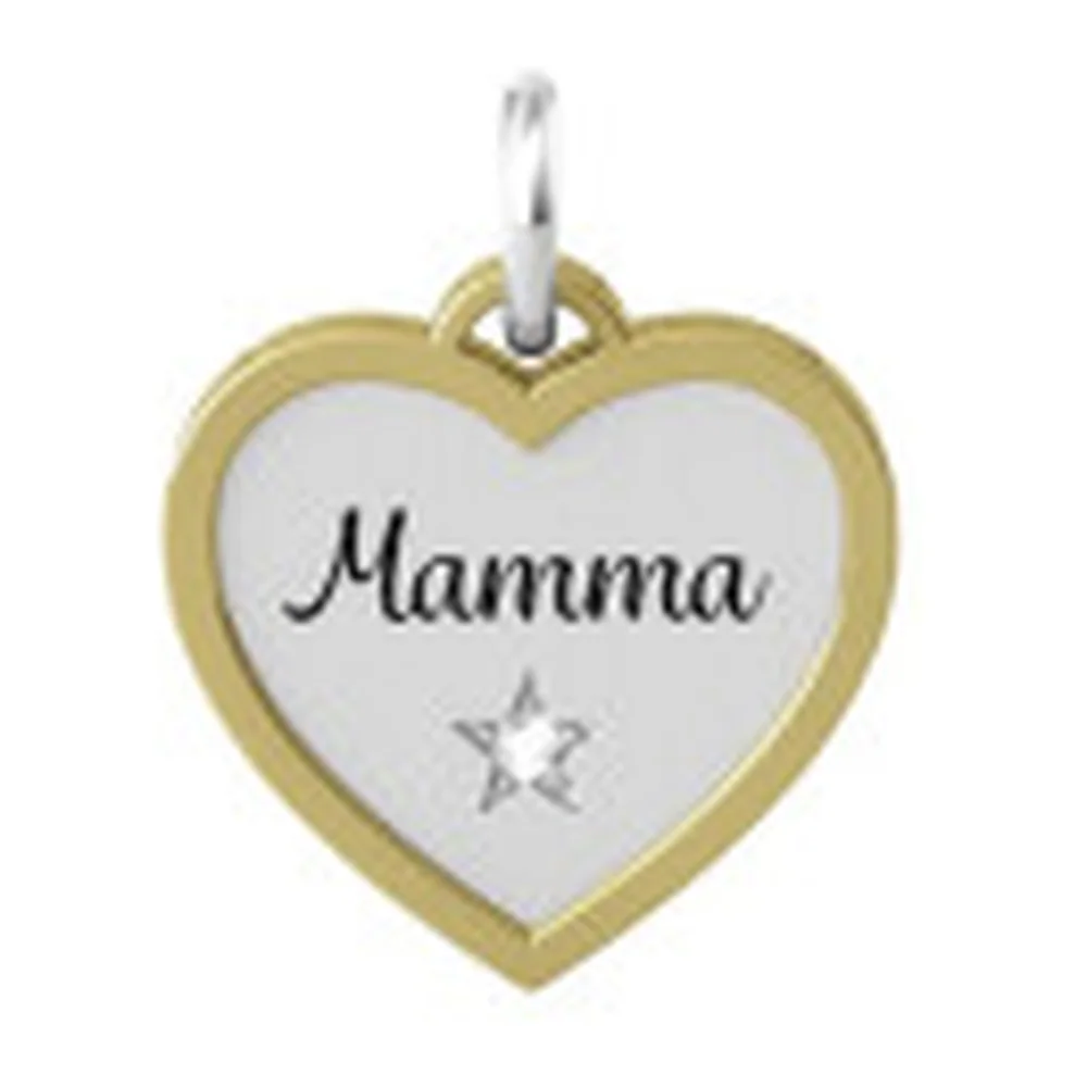Charm Kidult Family mamma cuore 15mm