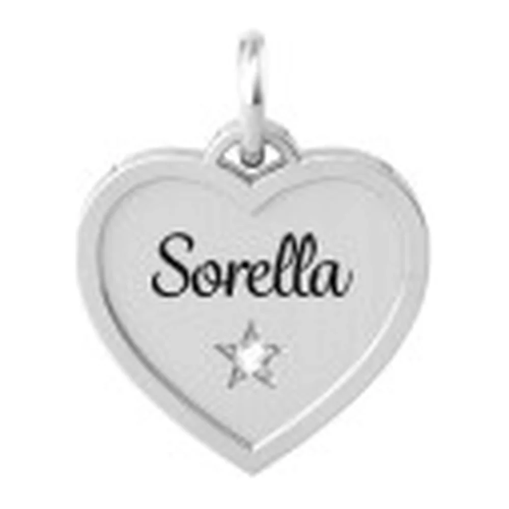 Charm Kidult Family sorella cuore 15mm