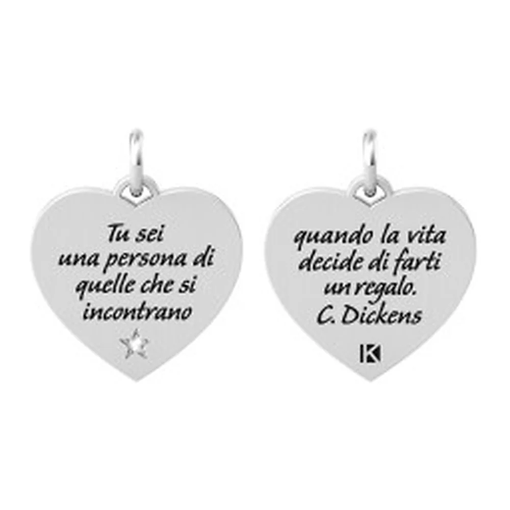 Charm Kidult Love cuore 18mm