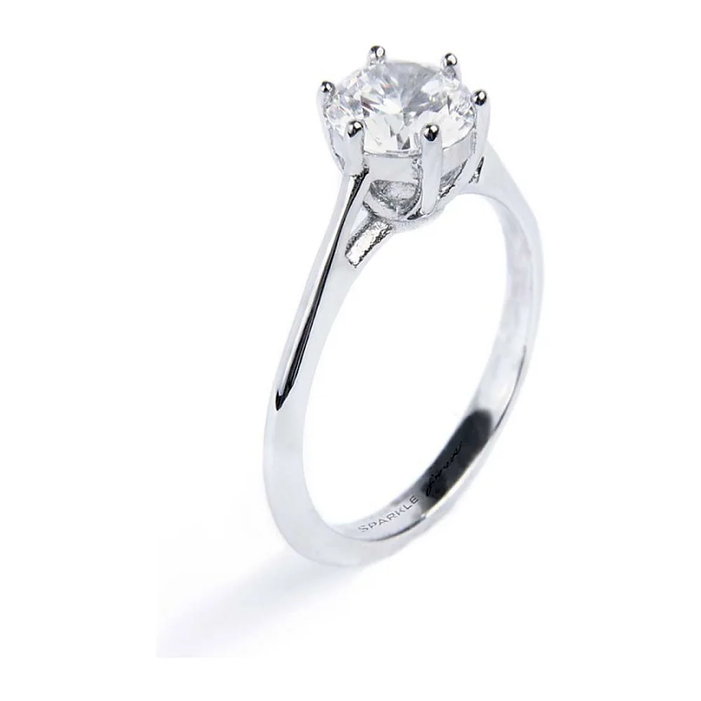 Anello Marlù solitario zircone 6,25mm