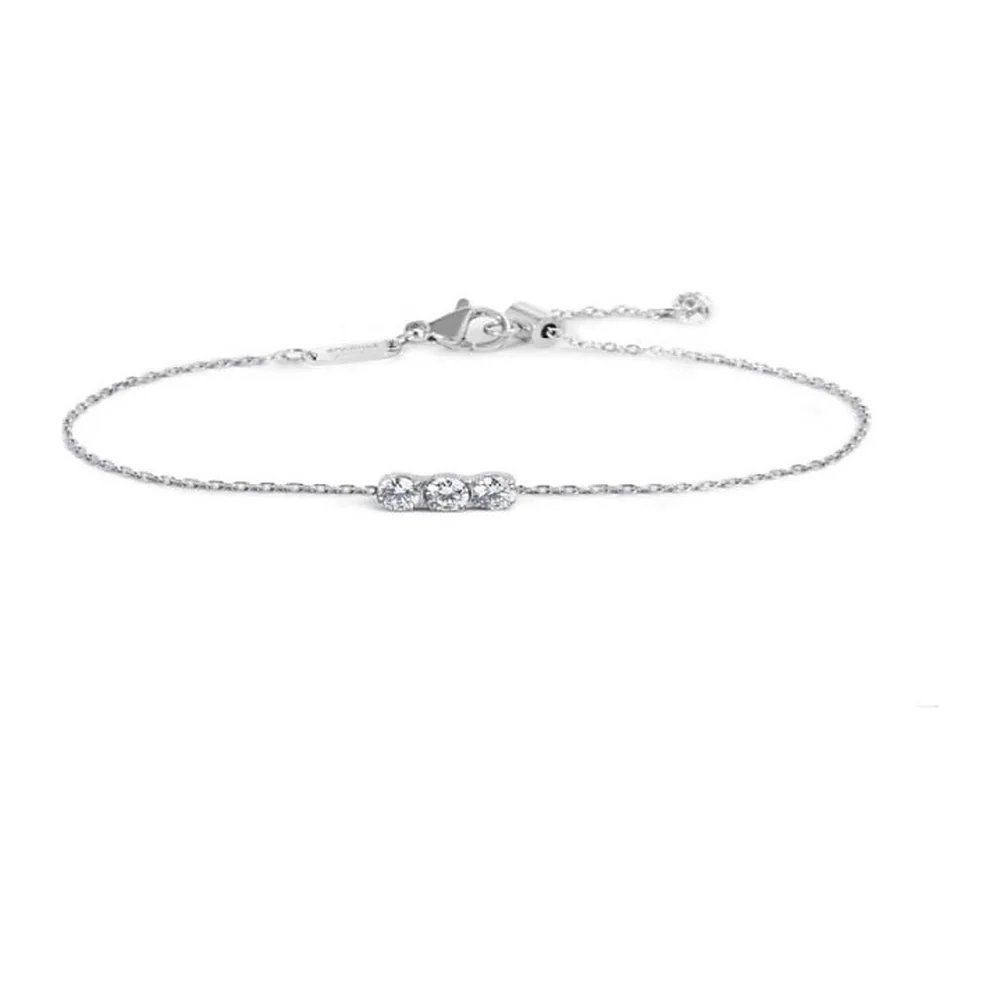 Bracciale Marlù maglia cutting cross zirconi 3,50mm