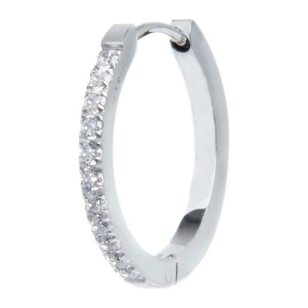 Orecchino Marlù cerchio 20mm con zirconi