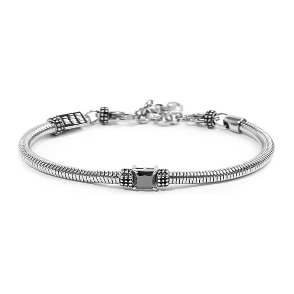 Bracciale Marlù maglia skane con zircone