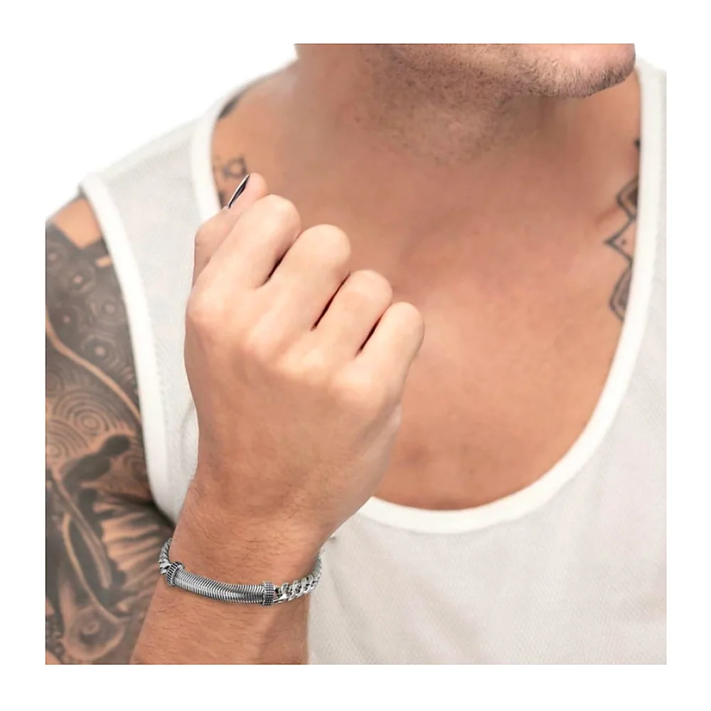 Bracciale Marlù maglia grumetta cuban — foto 3