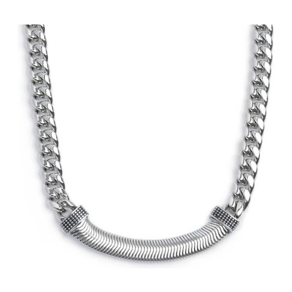 Collana Marlù maglia grumetta cuban snake