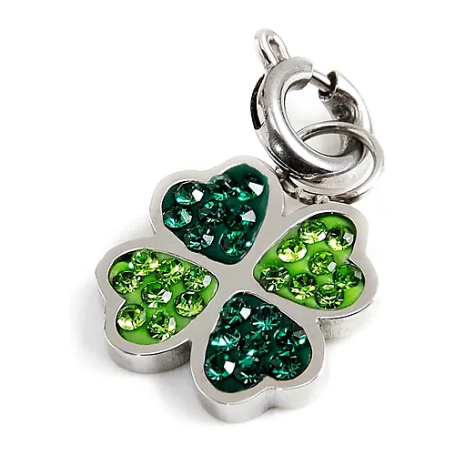 Charm Marlù symbols crystal quadrifoglio