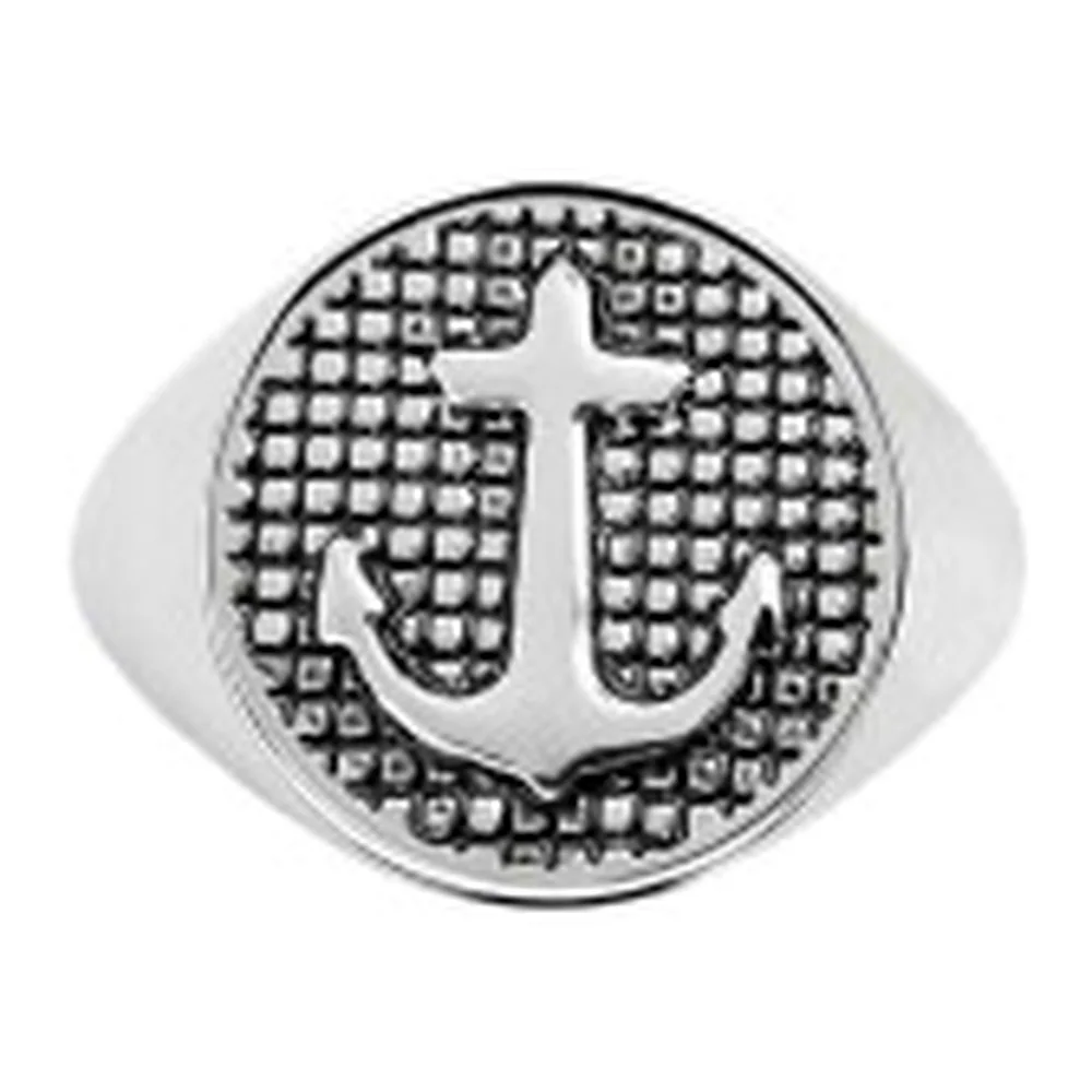 Piastrina tonda Marlù Symbols ancora