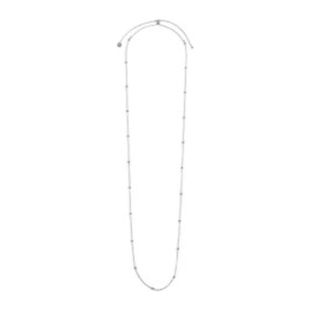 Collana Marlù 90cm maglia con sfere