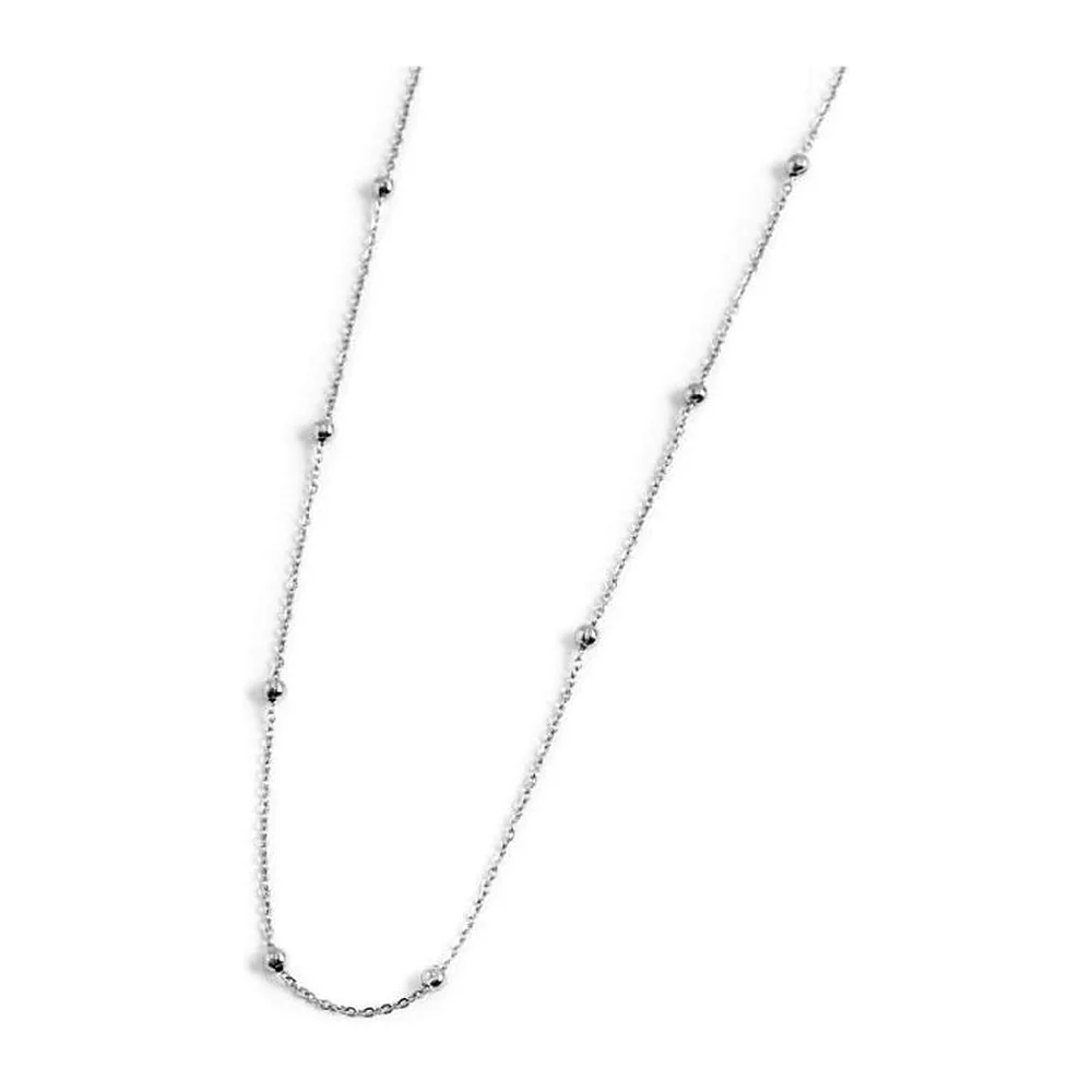 Collana Marlù 90cm maglia con sfere — foto 2