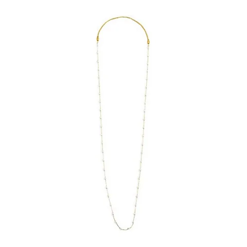 Collana Marlù 90cm maglia con perle