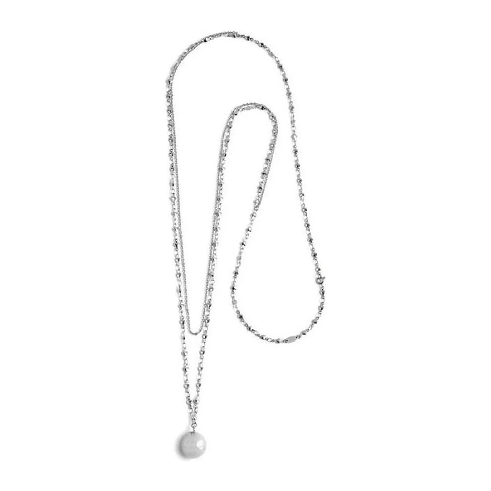 Collana Marlù 90cm maglia a sfere chiama angeli double — foto 2