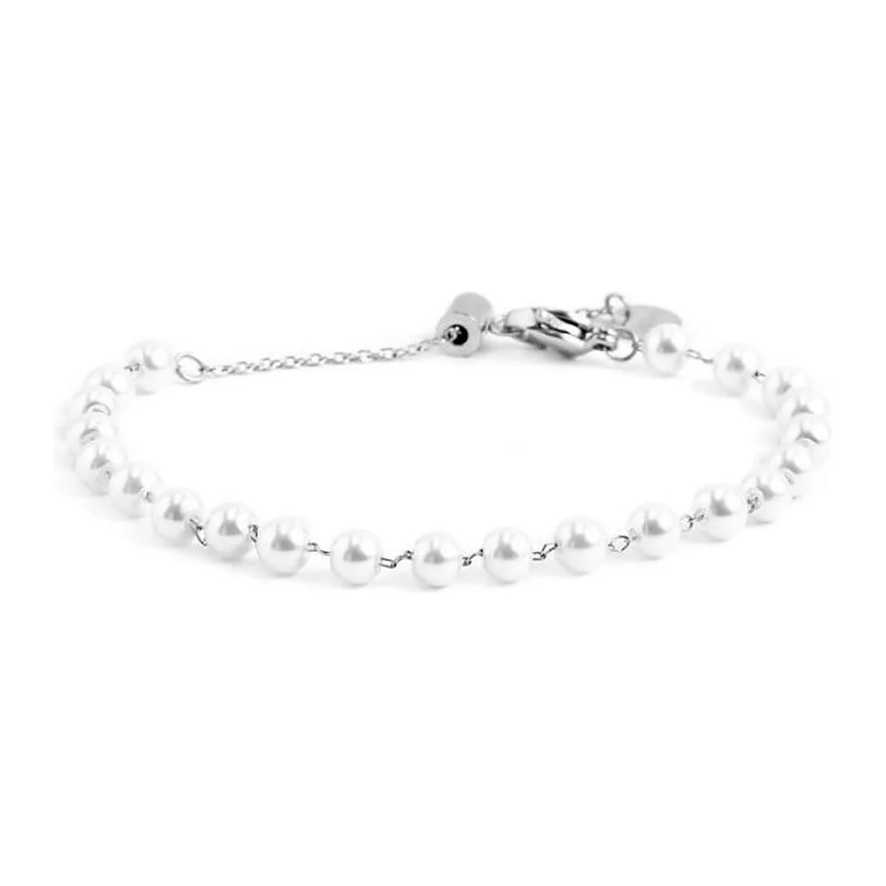 Bracciale Marlù maglia con perle 4,3mm