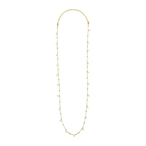 Collana Marlù 90cm maglia con perle 3,3mm