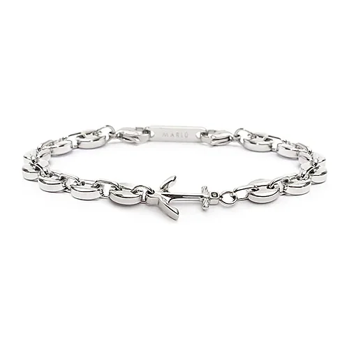Bracciale Marlù ancora maglia marine