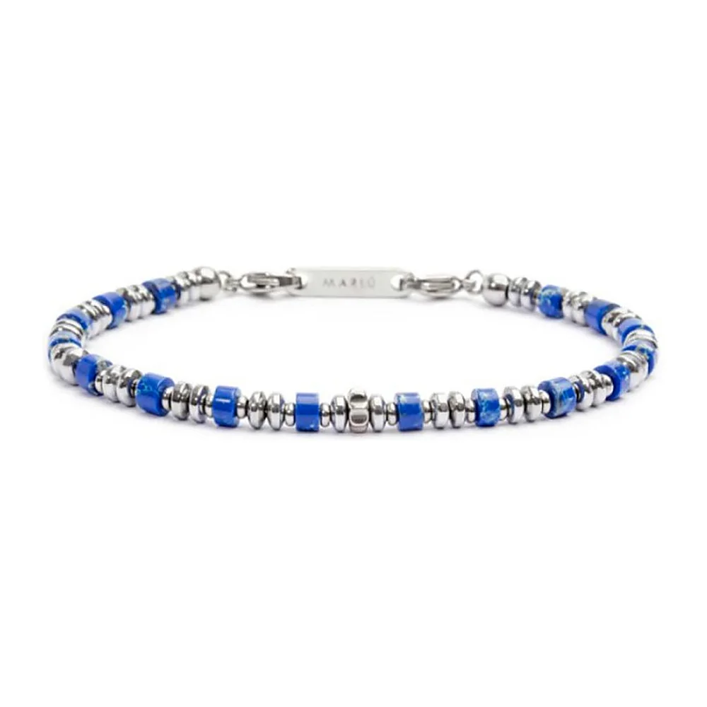 Bracciale Marlù con rondelle in pietra ed ematite