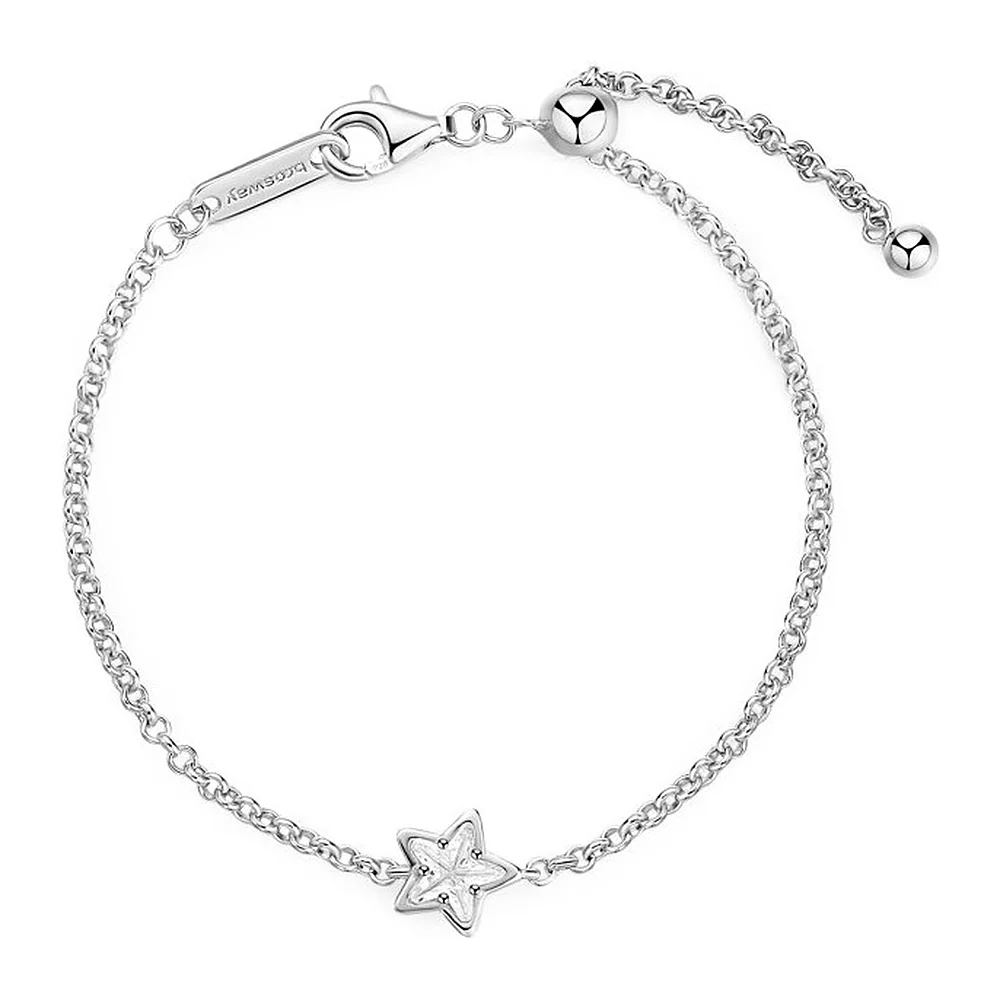 Bracciale Fancy maglia rolò zircone stella