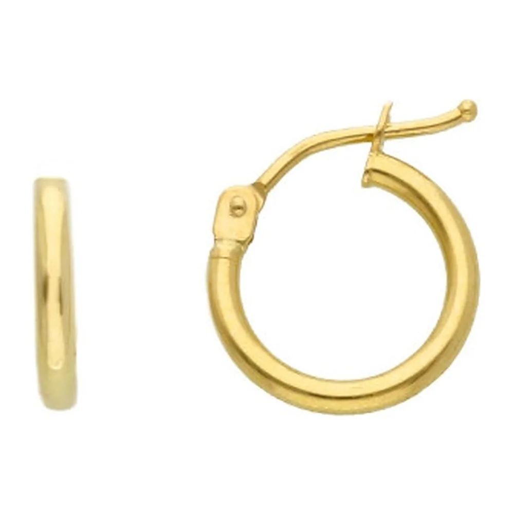 Orecchini Rossi Oro cerchio