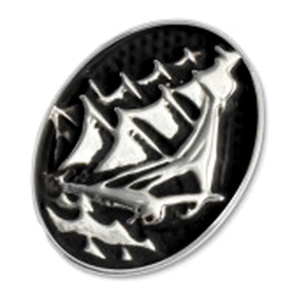 Piastrina ovale Marlù Symbol veliero Changy