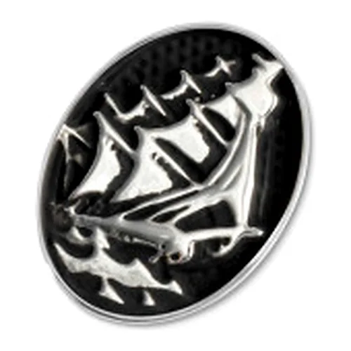 Piastrina ovale Marlù Symbol veliero Changy