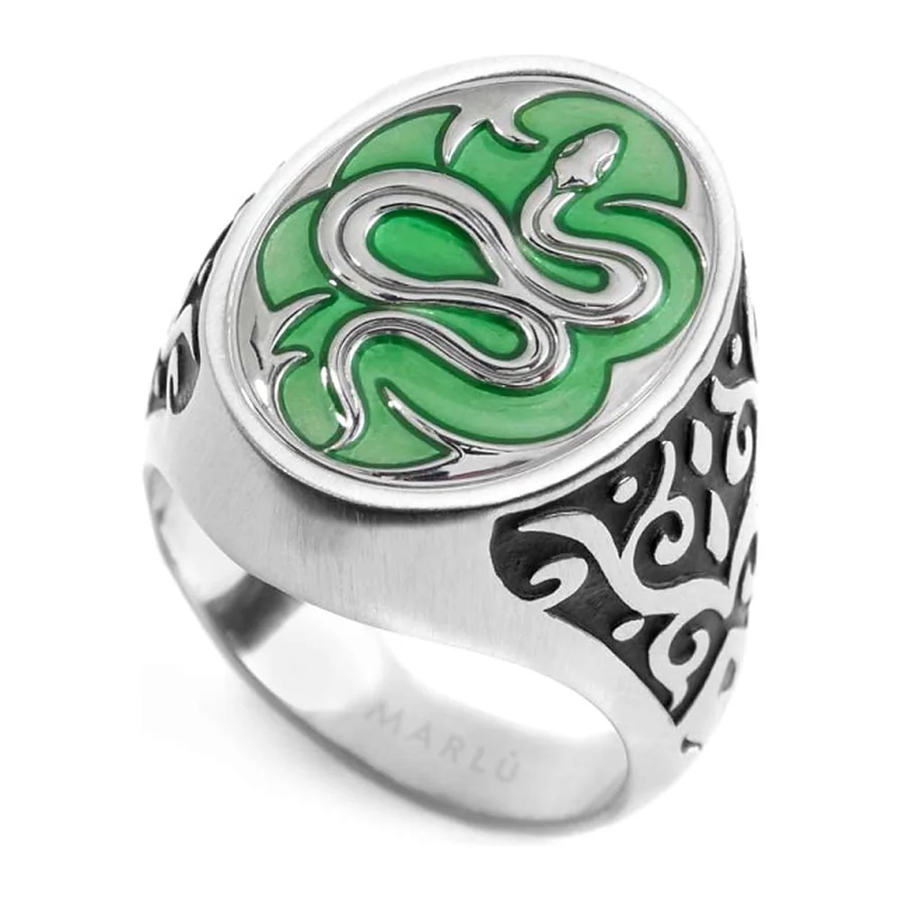 Piastrina ovale Marlù Symbol serpente Changy — foto 2