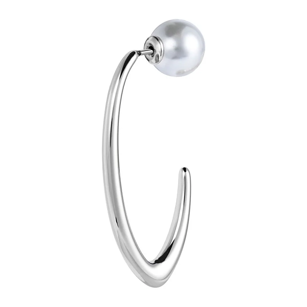 Orecchino Marlu cerchio aperto reversibile 40mm