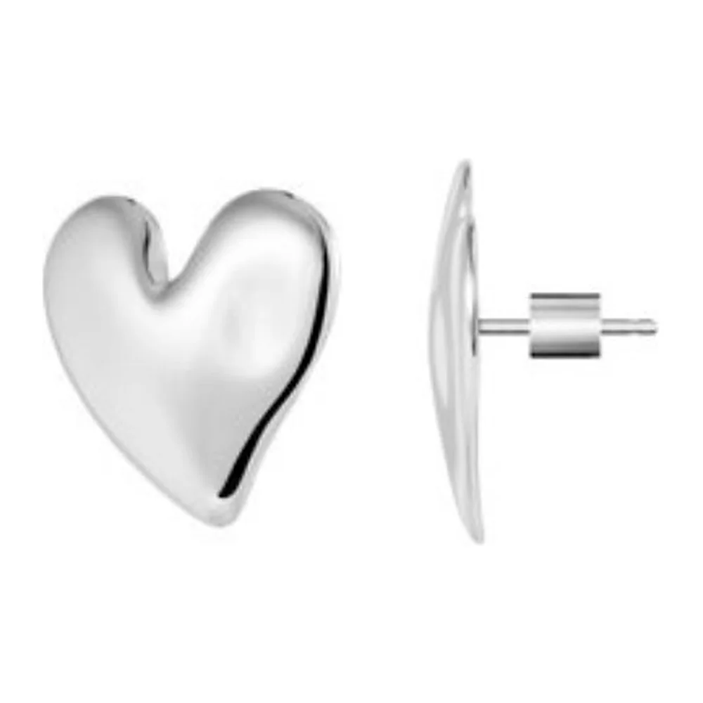 Orecchino Marlù lobo cuore irregolare 21mm