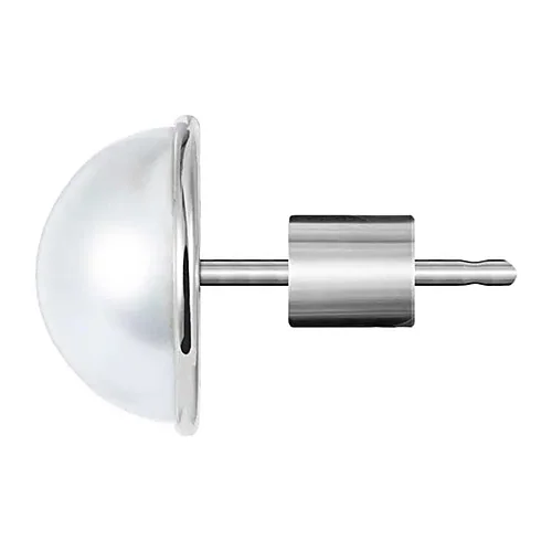 Orecchino Marlù lobo perla bottone 11mm