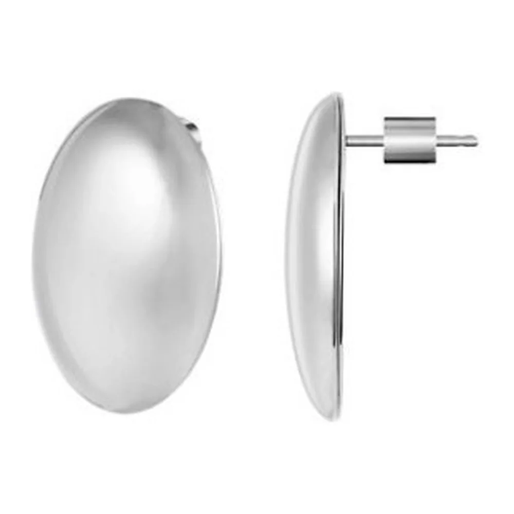 Orecchino Marlù lobo bottone ovale 16mm