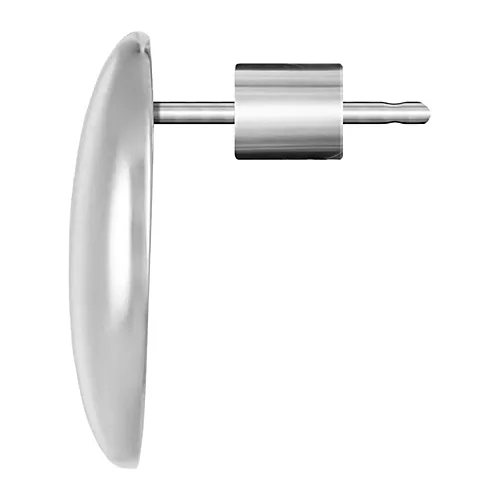 Orecchino Marlù lobo bottone ovale 16mm
