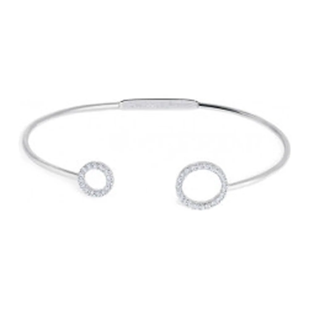Bracciale Marlù rigido cerchi con zirconi