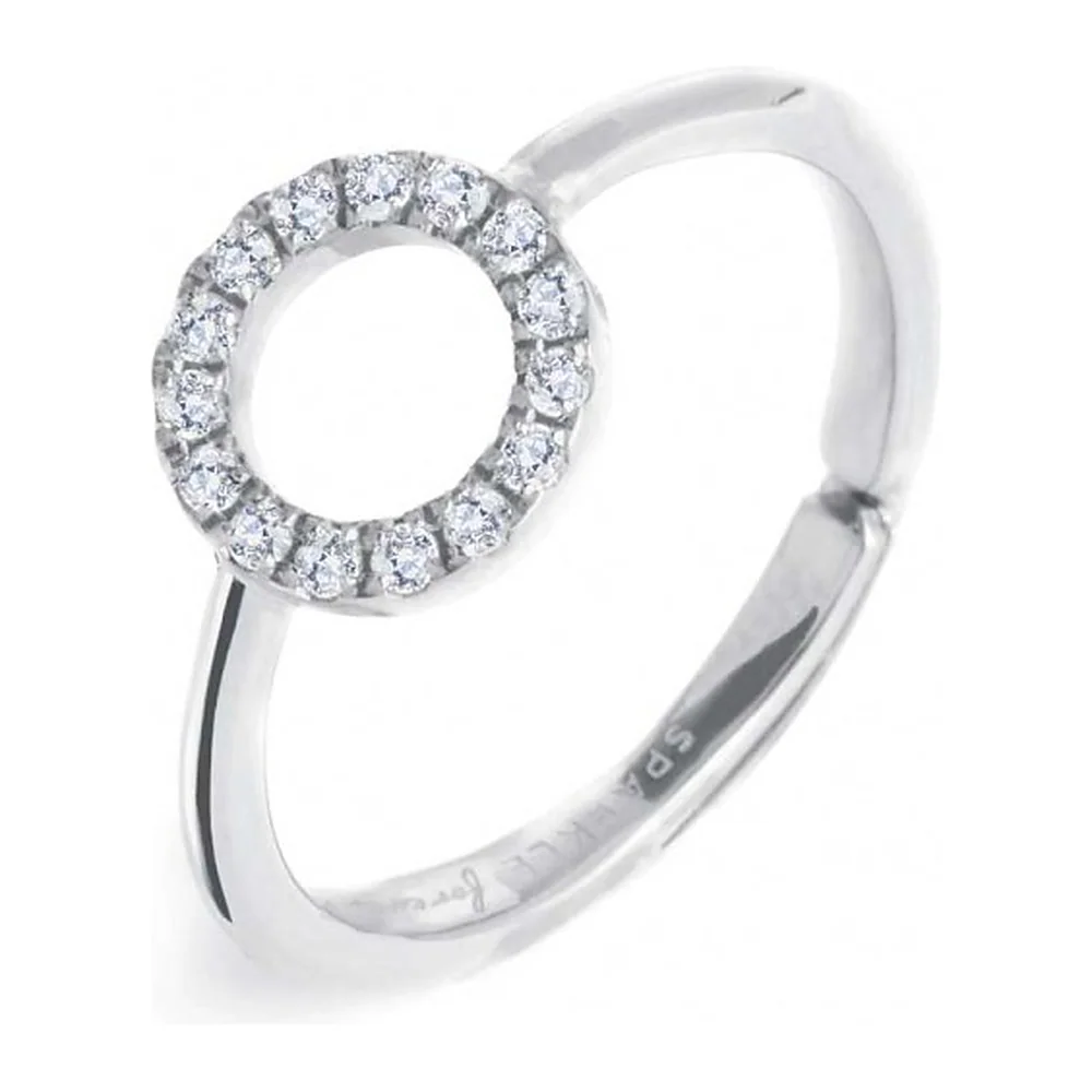 Anello Marlù Symbols cerchio con zirconi