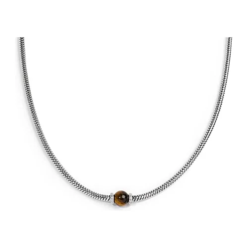 Collana Marlù maglia snake con sfera