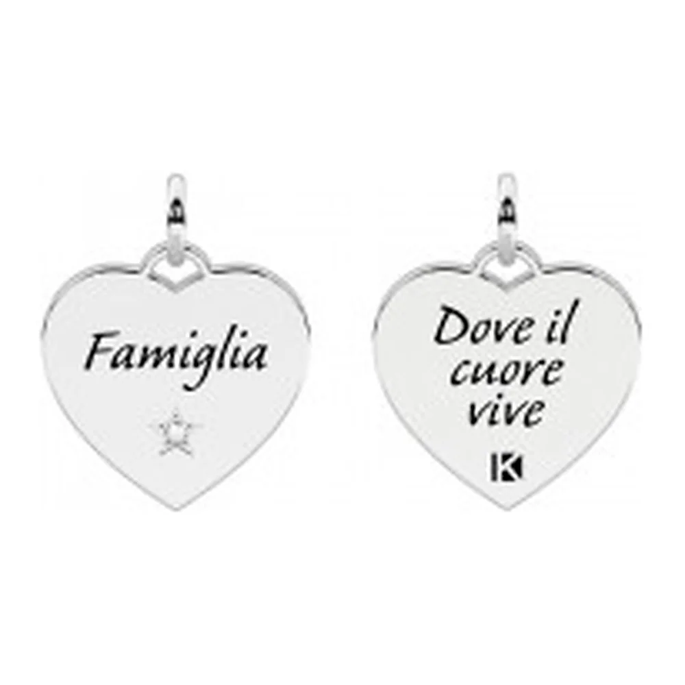 Charm Kidult Family cuore 15mm