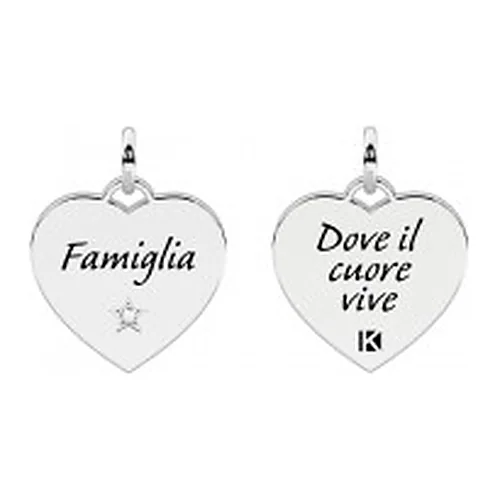 Charm Kidult Family cuore 15mm