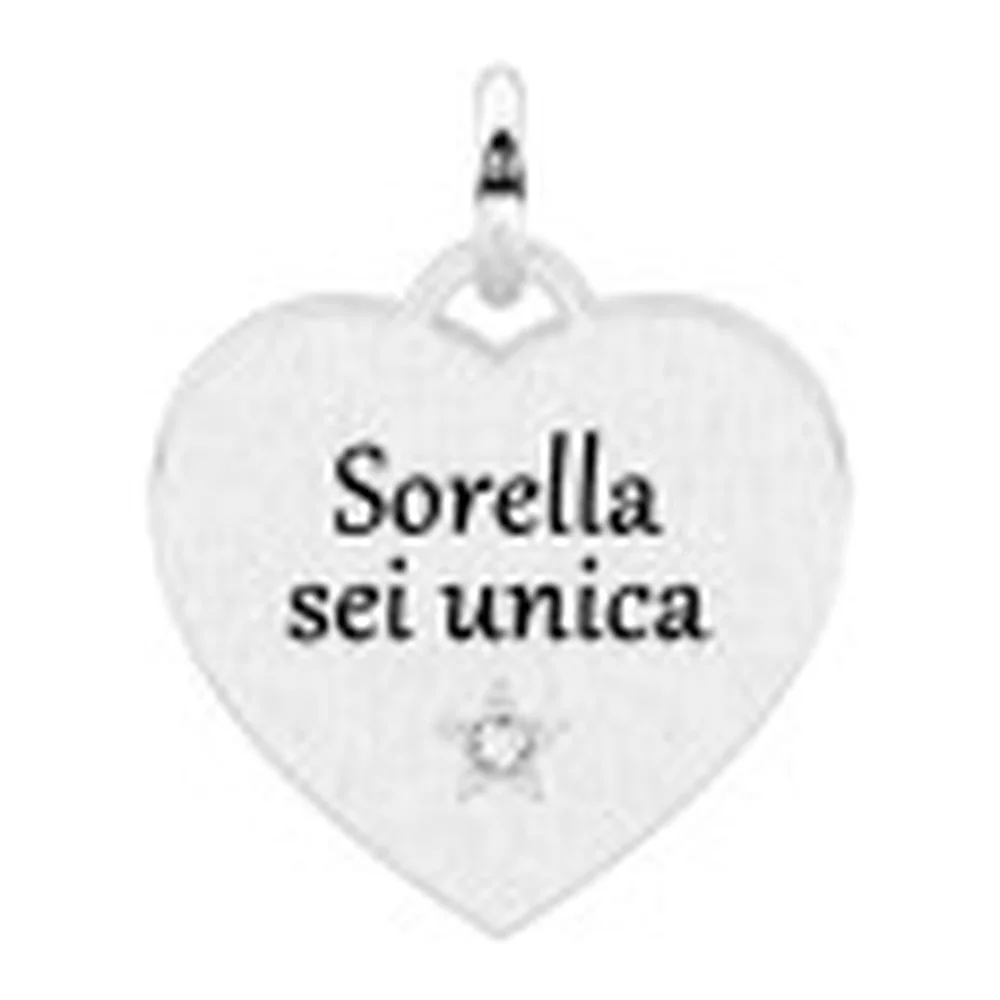 Charm Kidult Family sorella cuore 15mm