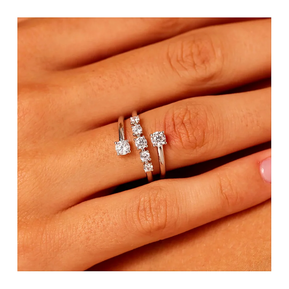 Anello Fancy zirconi scalari — foto 3