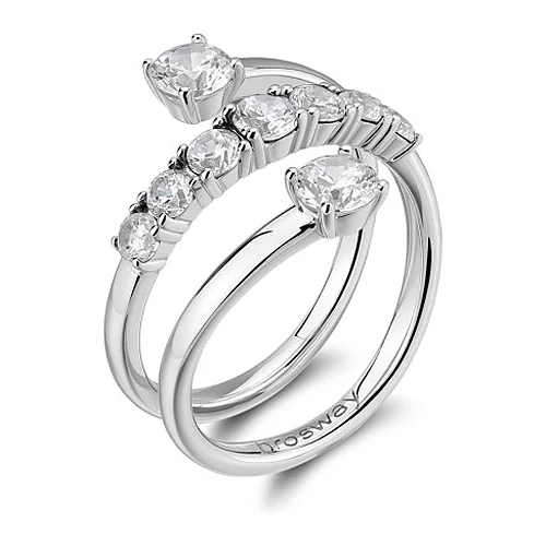 Anello Fancy zirconi scalari