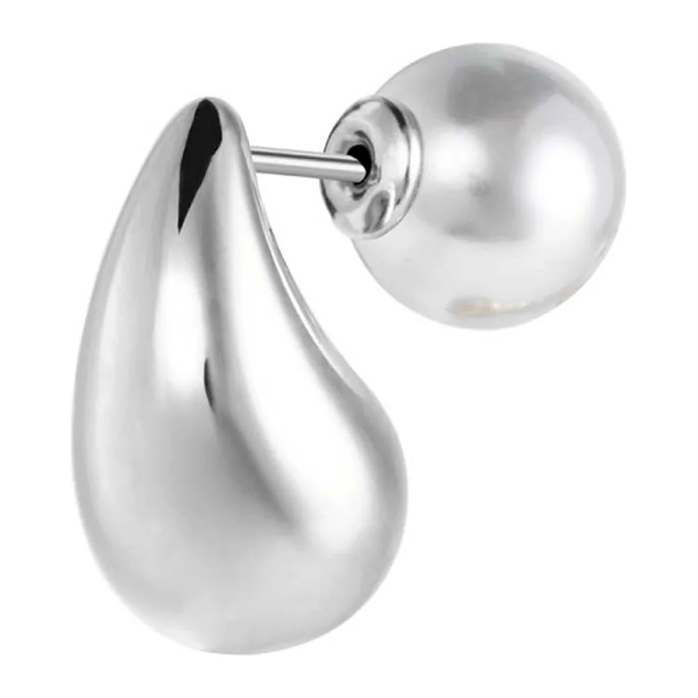 Orecchino Marlù lobo goccia 18mm reversibile