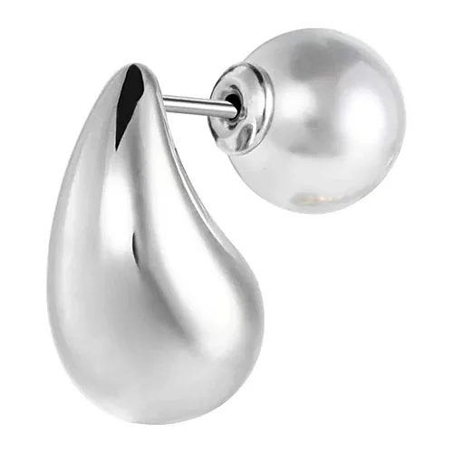 Orecchino Marlù lobo goccia 18mm reversibile