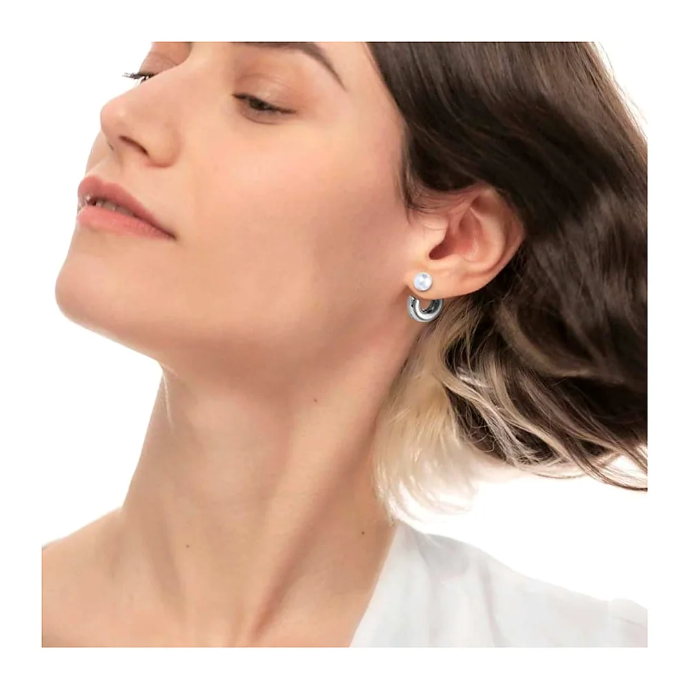 Orecchino Marlu cerchio aperto reversibile 22mm — foto 2