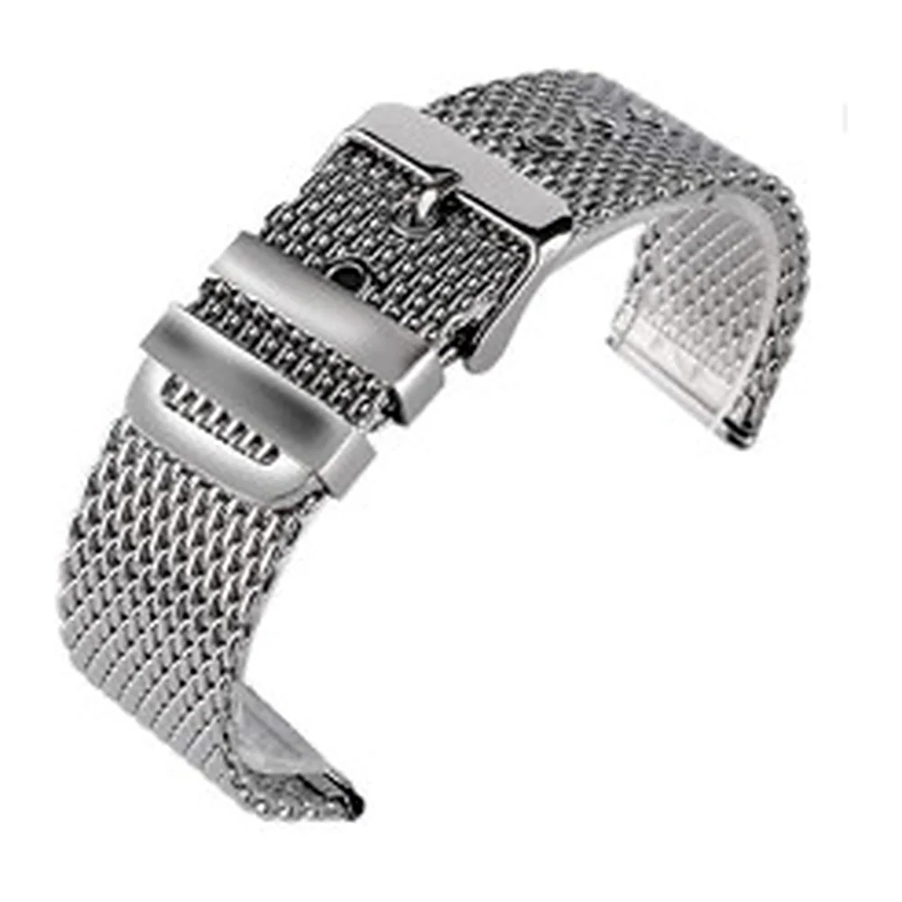 Bracciale 10mm acciaio maglia Milano