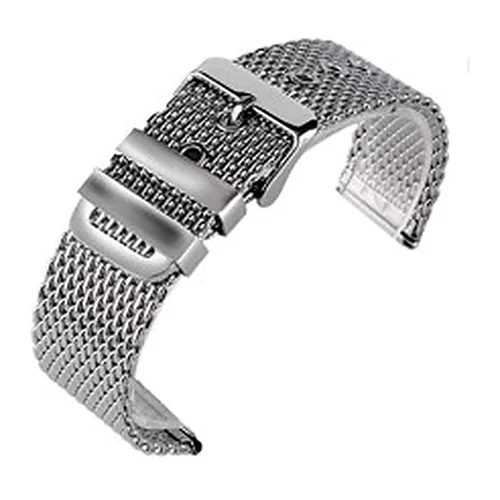 Bracciale 10mm acciaio maglia Milano