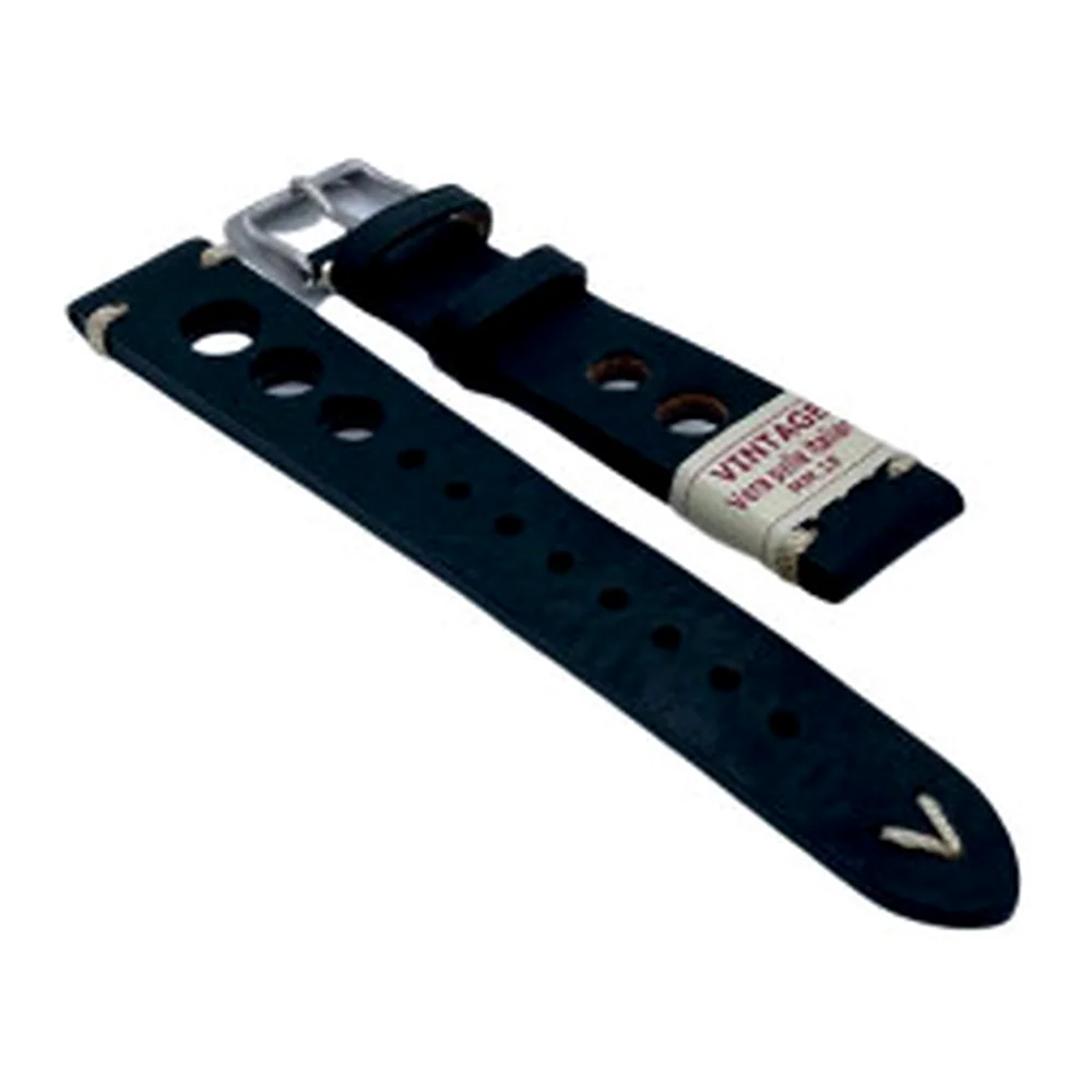 Cinturino 18mm pelle satinata racing