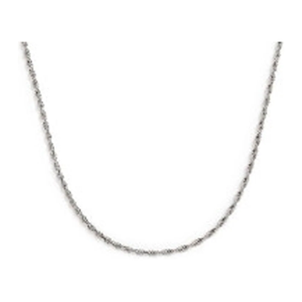 Collana Marlù 50cm maglia corda 2,0mm