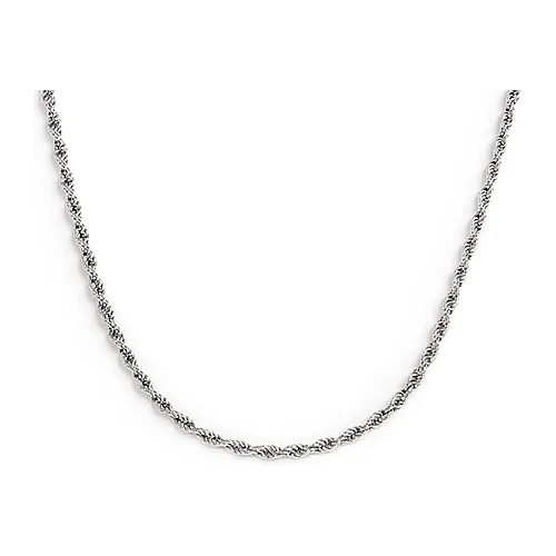 Collana Marlù 50cm maglia corda 2,0mm
