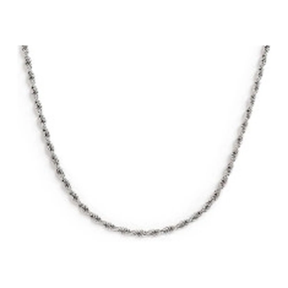 Collana Marlù 50cm maglia corda 2,5mm