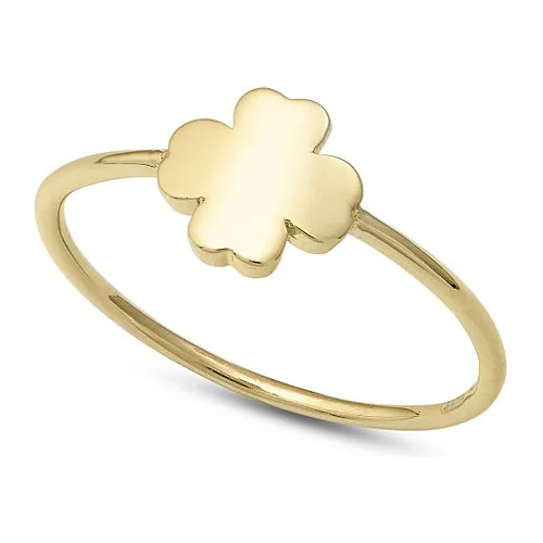 Anello Ambrosia quadrifoglio