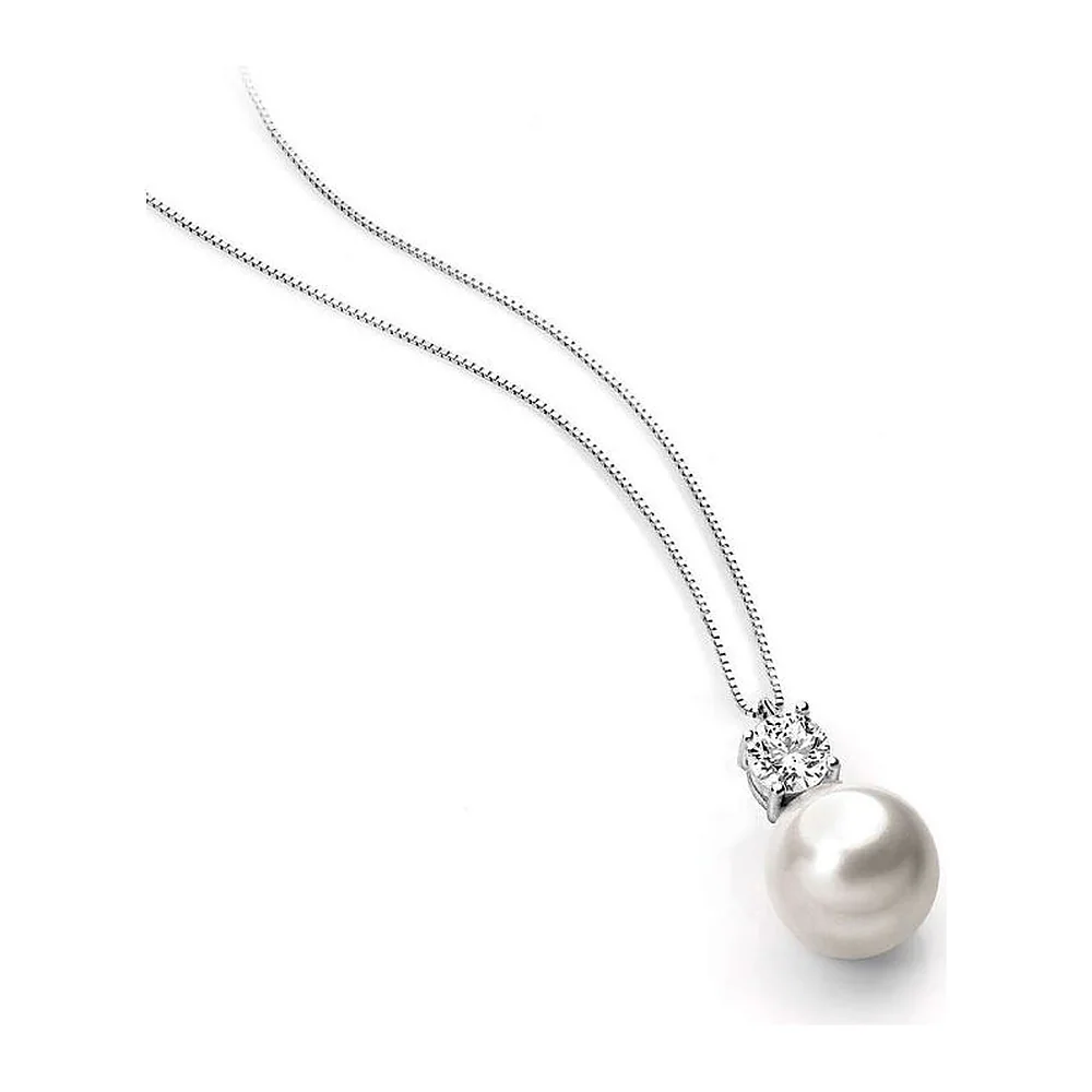 Girocollo Ambrosia perla e zircone